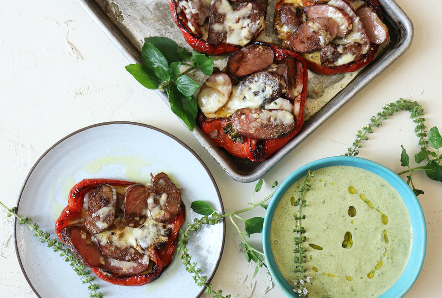 Roasted Stuffed Peppers